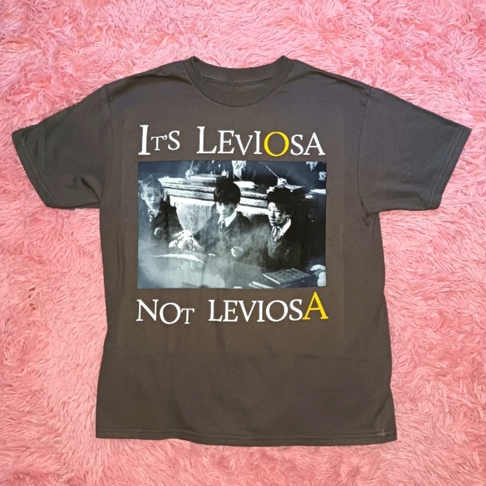 NWOT KIDS' HARRY POTTER Graphic T Shirt Grey Cotton - 17 inch wide